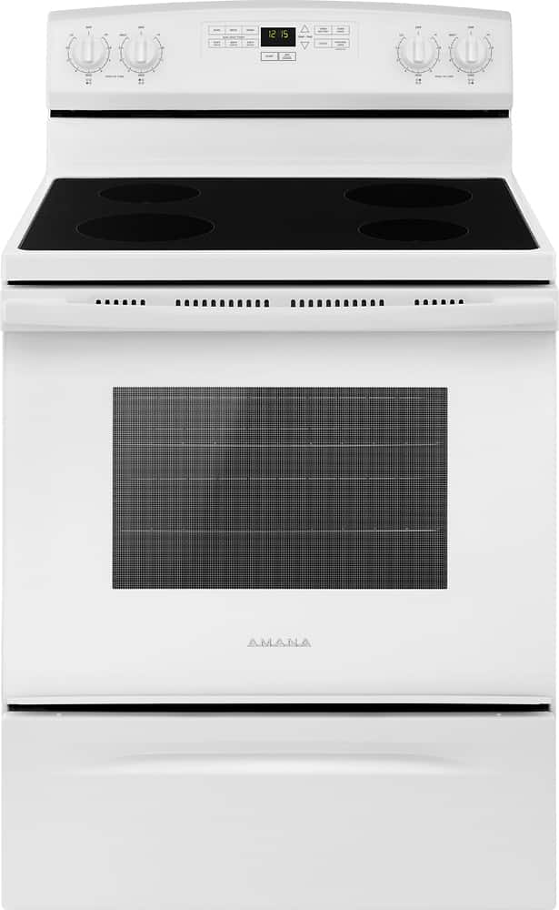 whirlpool 4.8 cu ft freestanding electric range white