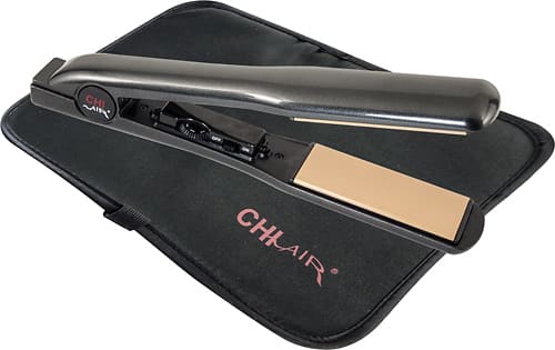 CHI Air Tourmaline Ceramic 1 1/2" Iron with Thermal Mat, Onyx Black