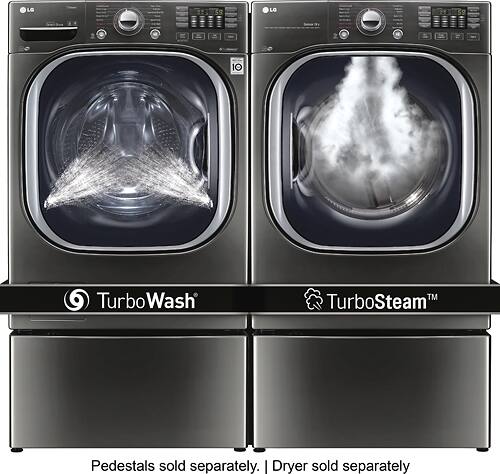 LG - 4.5 Cu. Ft. 14-Cycle Front-Loading Washer - Black stainless steel - Alt_View_Standard_15