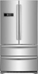 Insignia - 20.7 Cu. Ft. 4-Door French Door Refrigerator - Silver