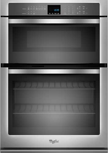 Wall Oven Microwave Combos Pacific S Whirlpool 30 Single Electric Wall Oven With Built In Microwave Stainless Steel