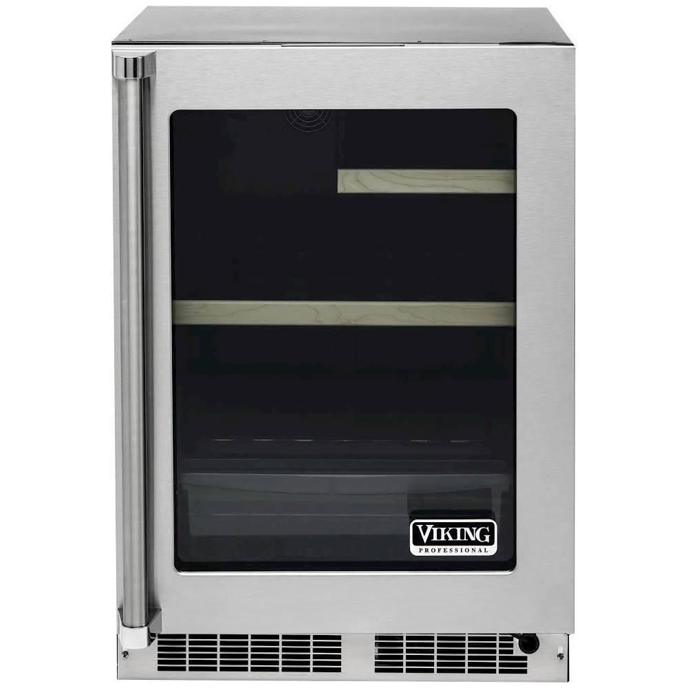 Viking - Professional 5 Series 20-Bottle Wine Cooler - Stainless steel - Front_Zoom