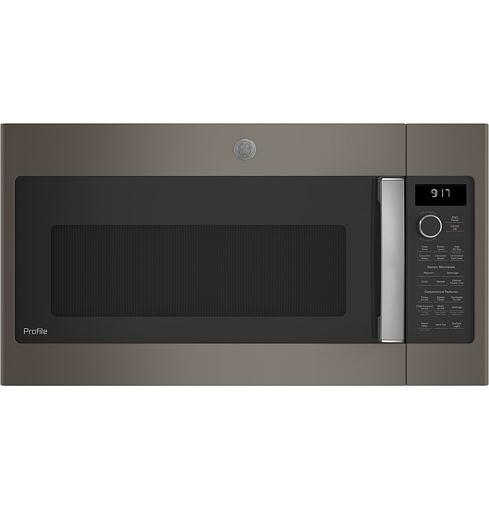 GE - 1.7 Cu. Ft. Convection Over-the-Range Microwave with Sensor