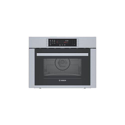Bosch - 500 Series 1.6 Cu. Ft. Built-In Microwave - Stainless steel - Front_Standard