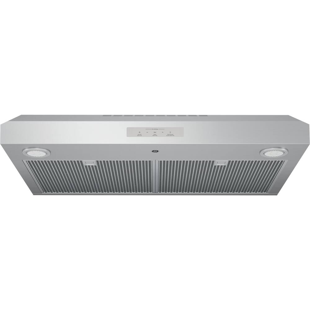 GE - Profile 30" Convertible Range Hood - Stainless steel - Front_Standard