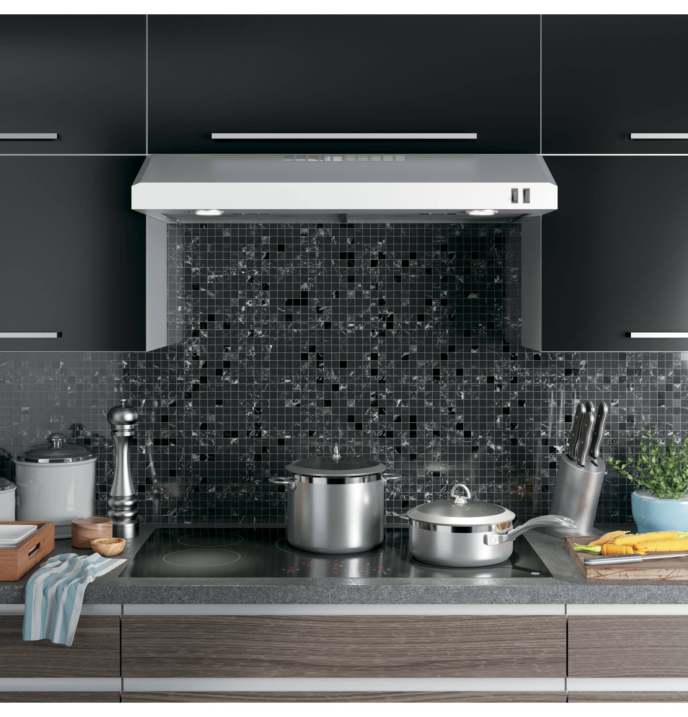 GE - 36" Convertible Range Hood - Stainless steel - Alt_View_Standard_13