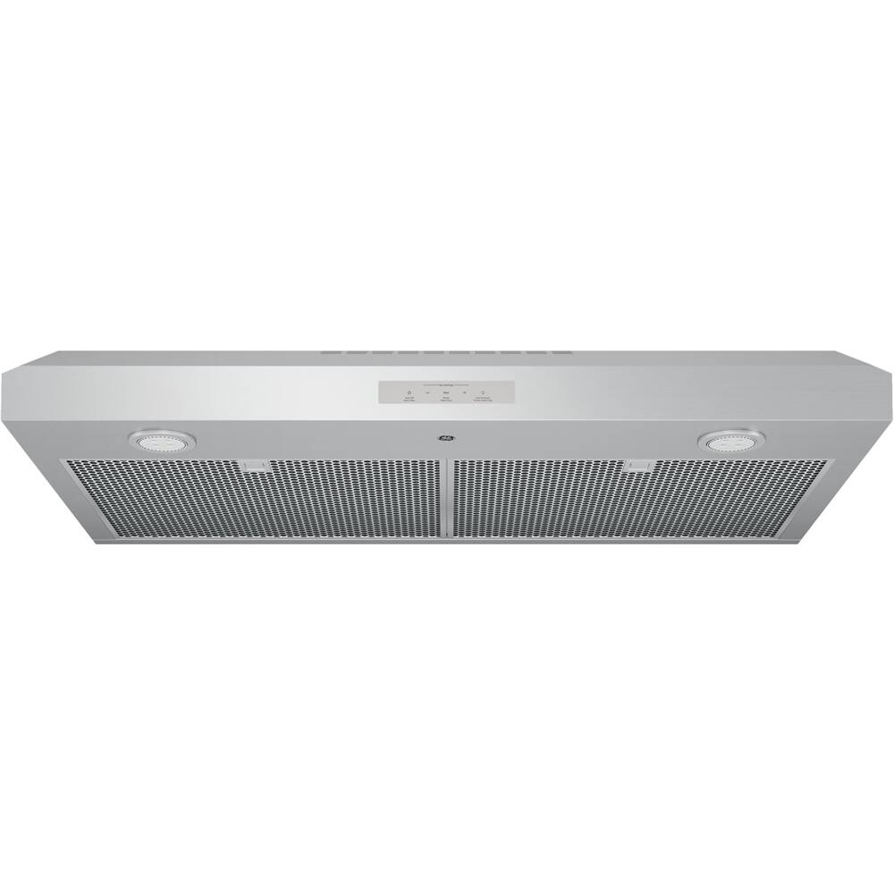 GE - Profile 36" Convertible Range Hood - Stainless steel - Front_Zoom
