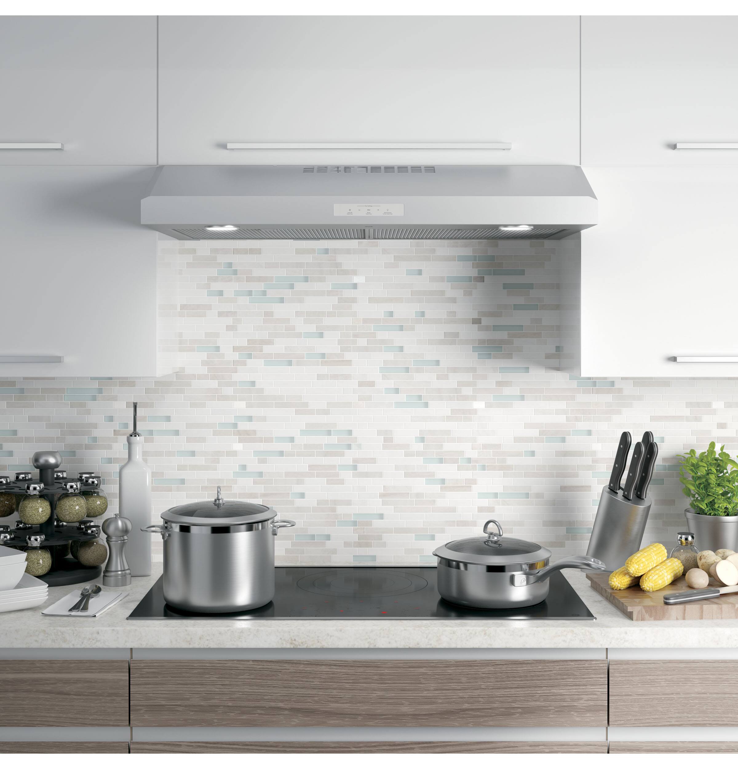 GE - Profile 36" Convertible Range Hood - Stainless steel - Alt_View_Standard_13