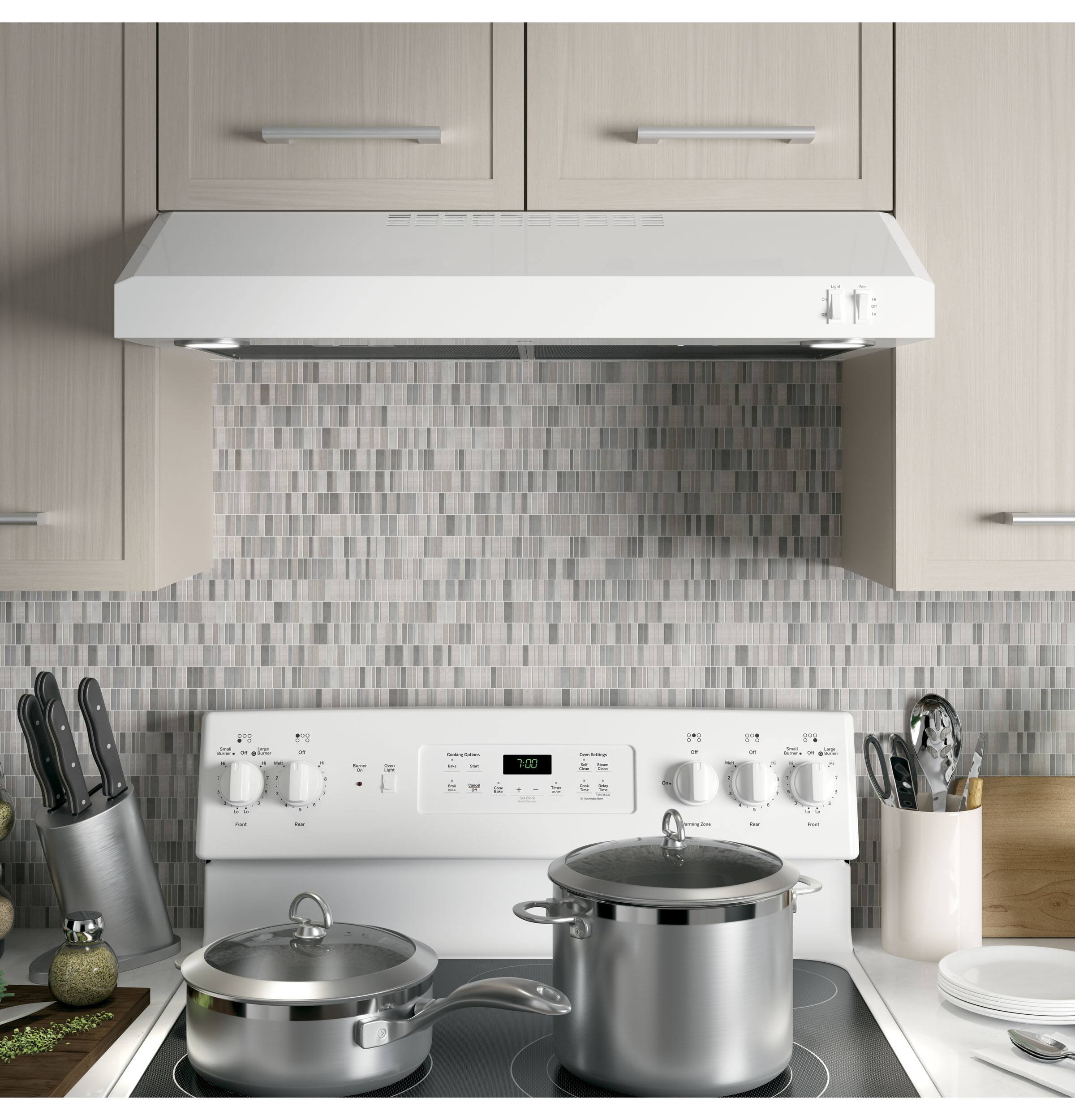 GE - 30" Convertible Range Hood - White on white - Alt_View_Standard_13
