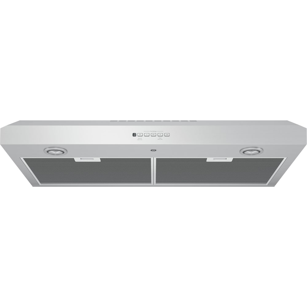 GE - 36" Convertible Range Hood - Stainless steel - Front_Zoom