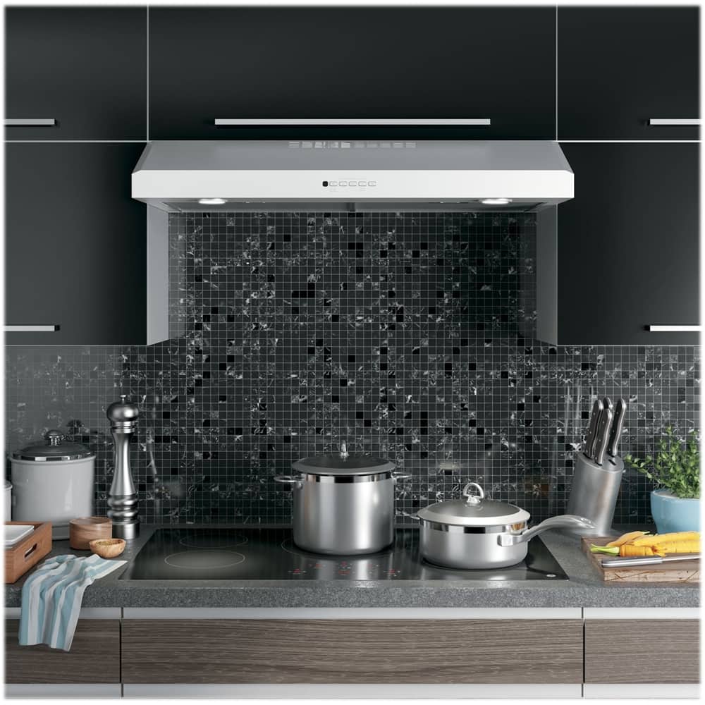 GE - 36" Convertible Range Hood - Stainless steel - Alt_View_Standard_11