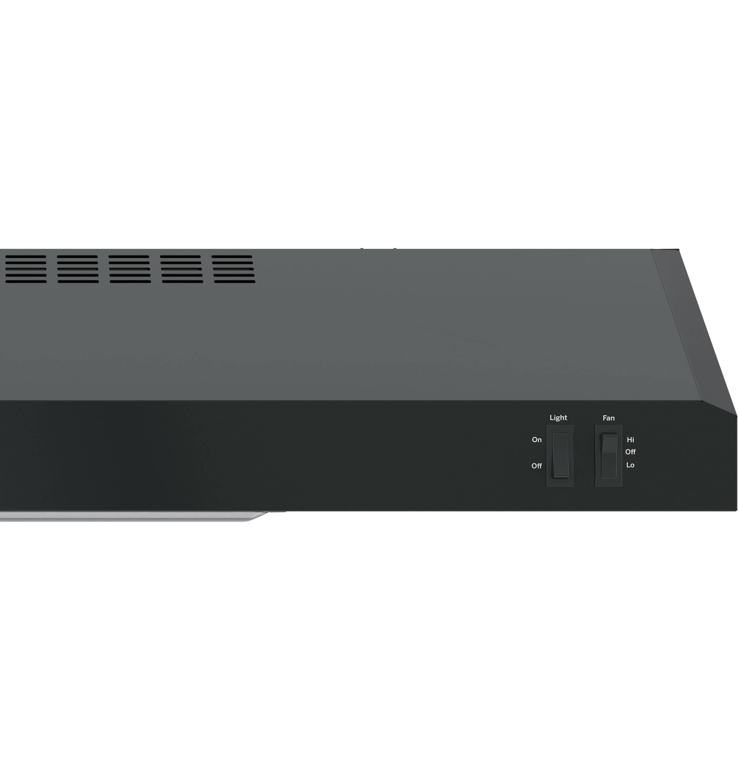 GE - 30" Convertible Range Hood - Black on Black - Alt_View_Standard_13