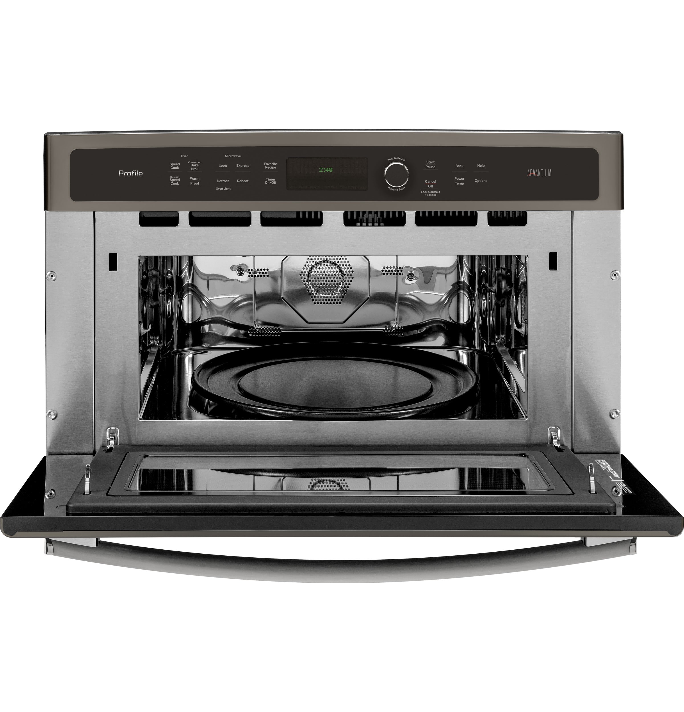 GE - Profile 30" Built-In Single Electric Convection Wall Oven - Slate - Alt_View_Standard_13