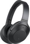 Sony - 1000X Wireless Noise Cancelling Headphones - Black