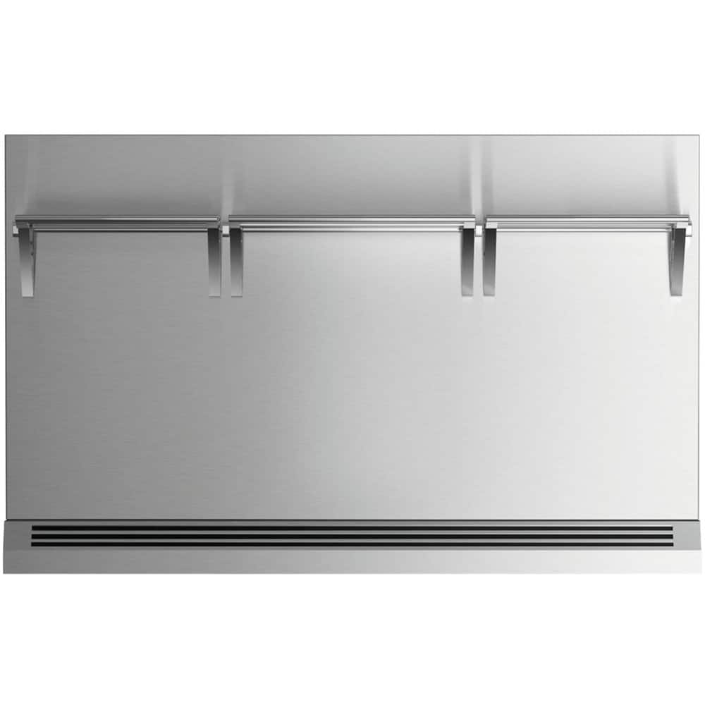 DCS - Backguard for Ranges - Brushed stainless steel - Front_Zoom