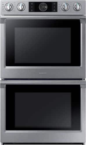 Samsung - 30" Double Wall Oven - Stainless steel - Front_Standard