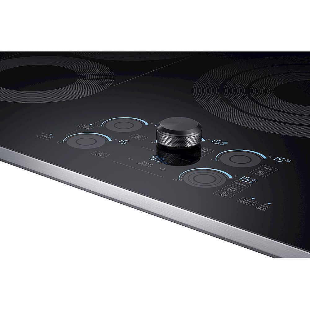 Samsung - 36" Electric Cooktop - Stainless steel - Alt_View_Standard_16