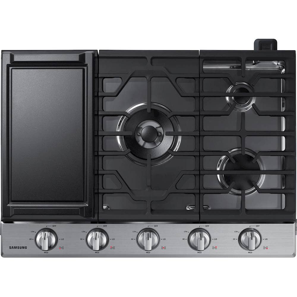 Samsung - 30" Gas Cooktop - Stainless steel - Alt_View_Standard_11