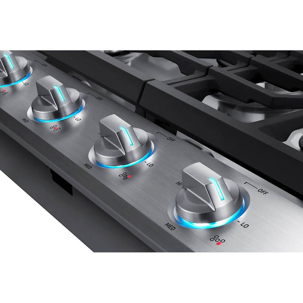 Samsung - 30" Gas Cooktop - Stainless steel - Alt_View_Standard_13