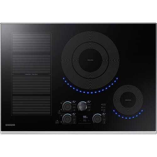 Samsung - 30" Induction Cooktop - Stainless steel - Front_Standard