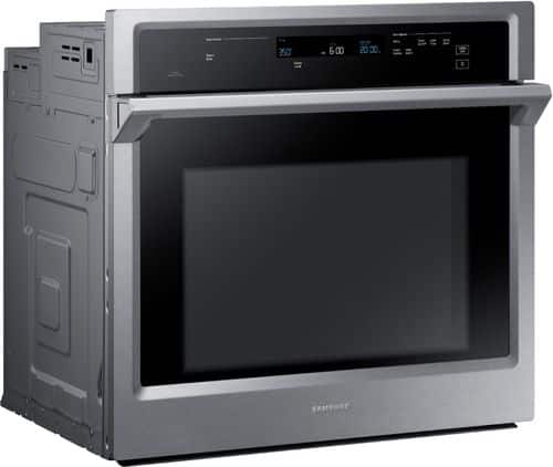 Samsung - 30" Single Wall Oven - Stainless steel - Angle_Standard