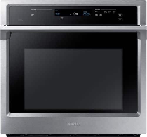 Samsung - 30" Single Wall Oven - Stainless steel - Front_Standard