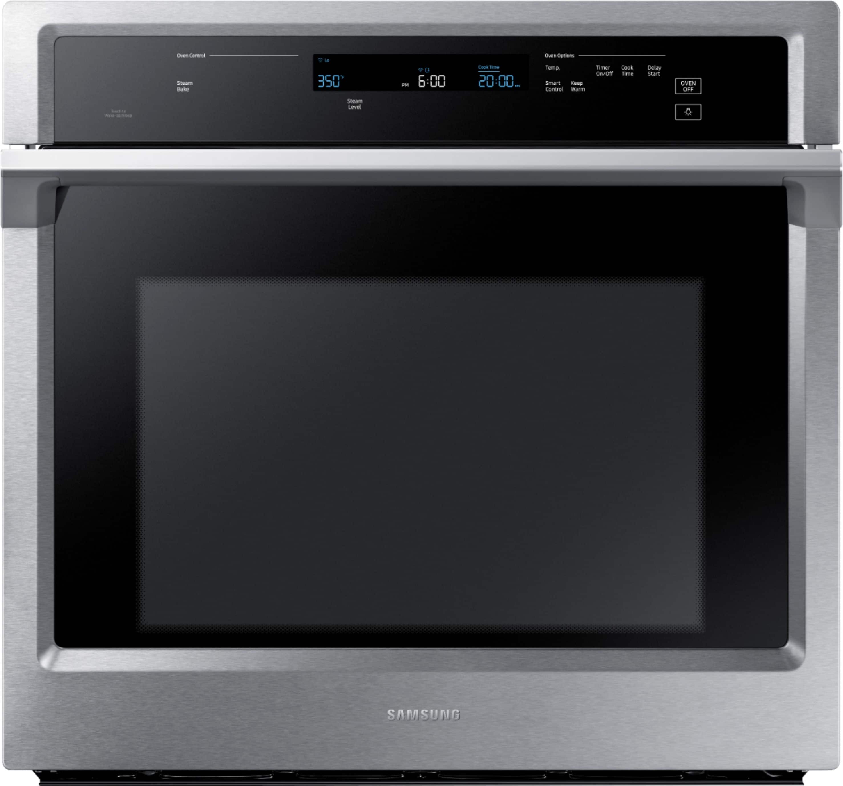Samsung - 30" Single Wall Oven - Stainless steel - Front_Zoom