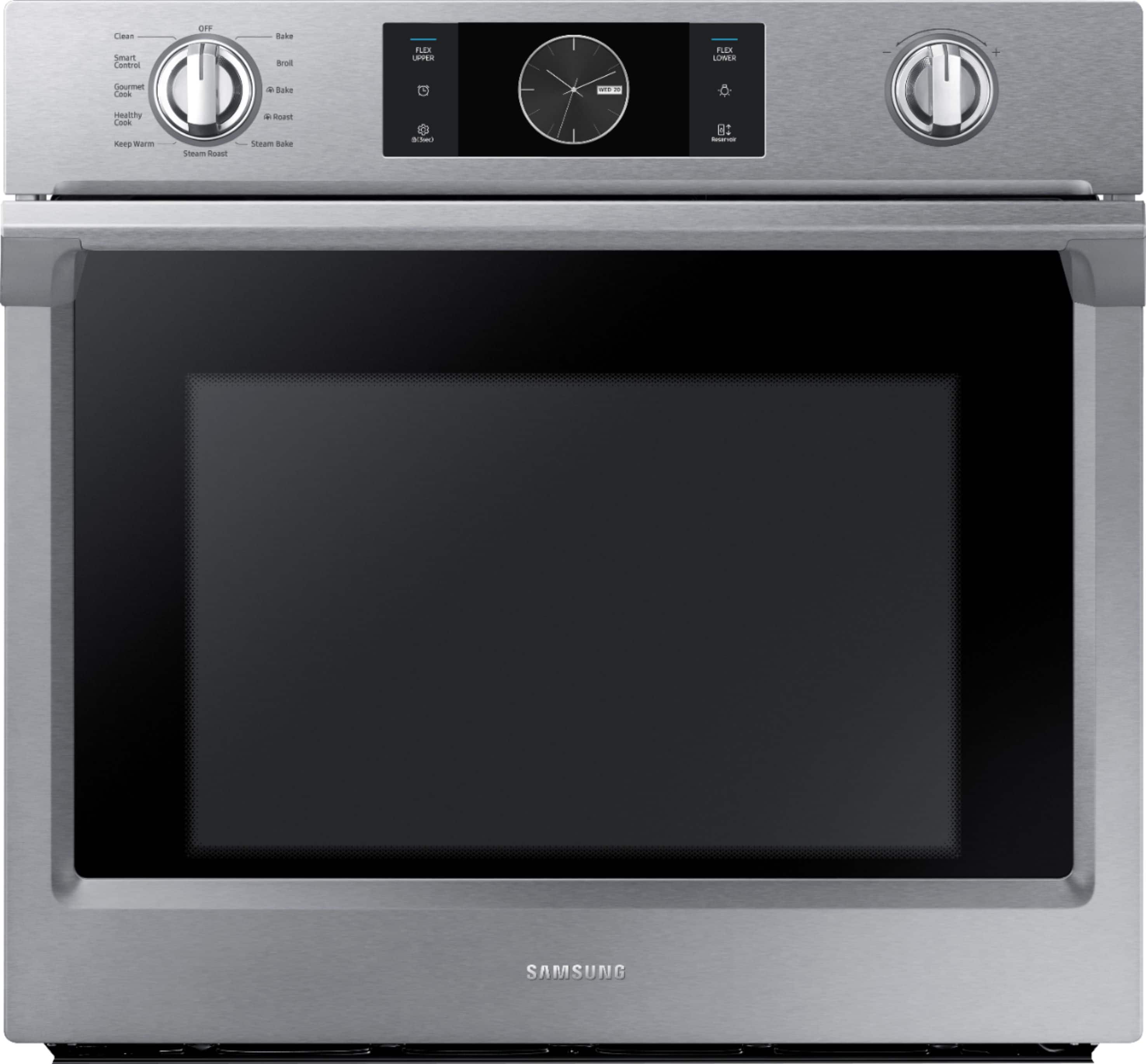 Samsung - 30" Single Wall Oven - Stainless steel - Front_Zoom