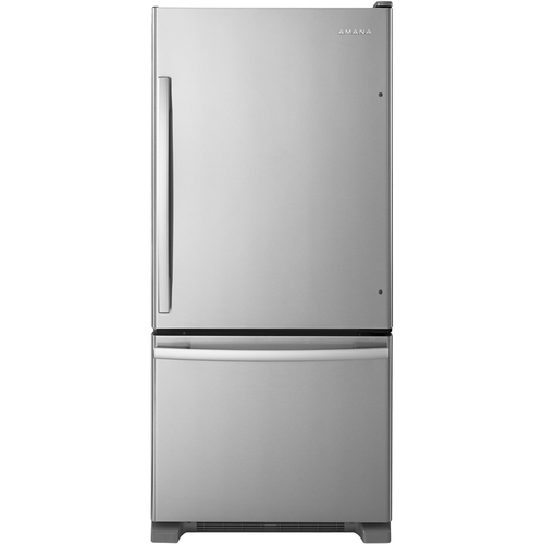 Amana 18.6 Cu. Ft. BottomFreezer Refrigerator Stainless steel at