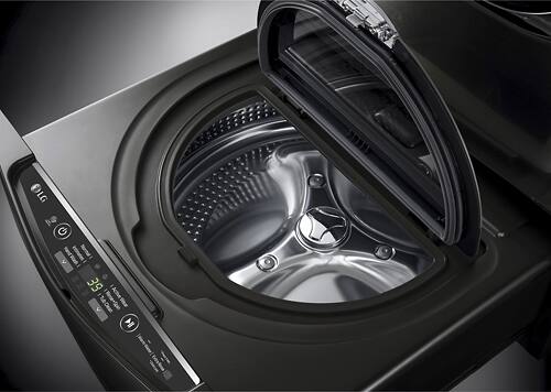 LG - SideKick 1.0 Cu. Ft. 6-Cycle Top-Loading Washer - Black stainless steel - Alt_View_Standard_13