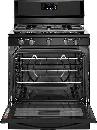 Whirlpool - 5.1 Cu. Ft. Freestanding Gas Range - Black - Alt_View_Standard_1