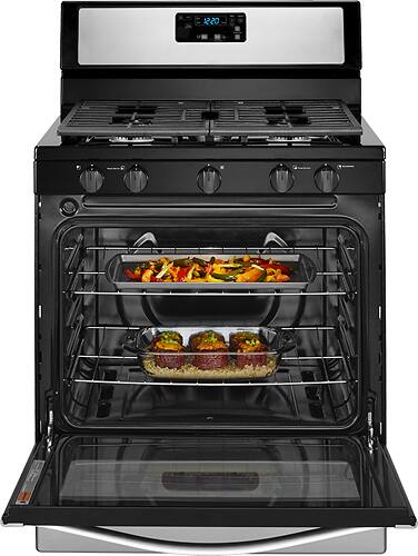 Whirlpool - 5.1 Cu. Ft. Freestanding Gas Range - Stainless steel - Alt_View_Standard_12