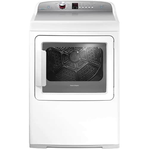 Fisher & Paykel - 12-Cycle Gas Dryer with Steam - White - Front_Standard