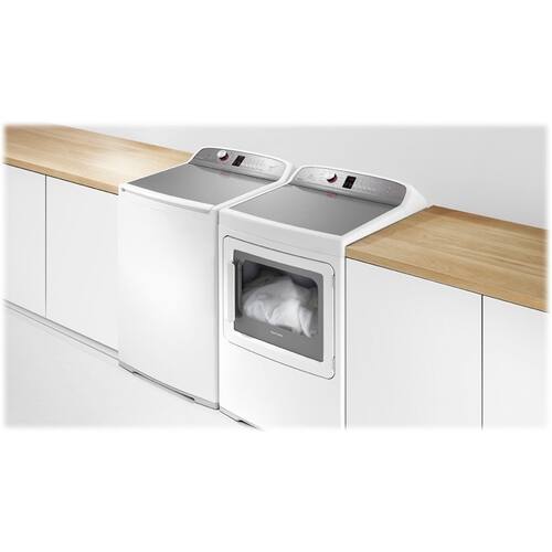 Fisher & Paykel - 12-Cycle Gas Dryer with Steam - White - Alt_View_Standard_11