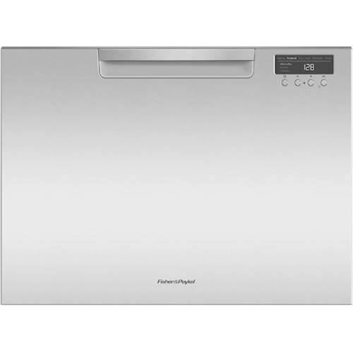 Fisher & Paykel - Single DishDrawer™ 24" Front Control Tall Tub Built-In Dishwasher - EZKleen Stainless Steel - Front_Standard