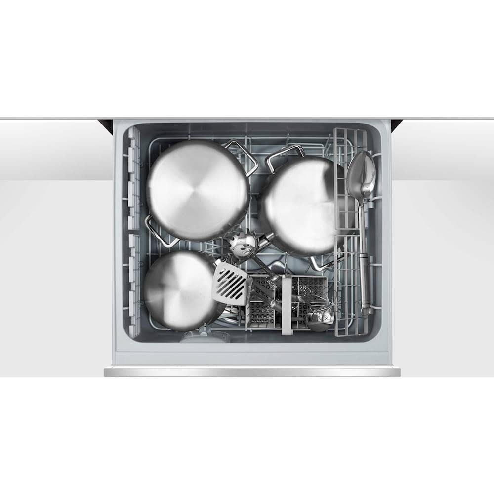 Fisher & Paykel - Single DishDrawer™ 24" Front Control Tall Tub Built-In Dishwasher - EZKleen Stainless Steel - Alt_View_Standard_13