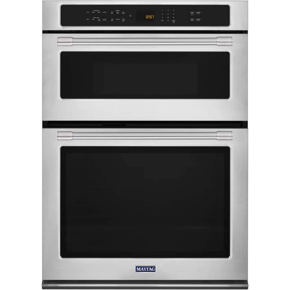 Wall Oven Microwave Combos Pacific S Maytag 30 Single Electric Convection Wall Oven With Built In Microwave Stainless Steel