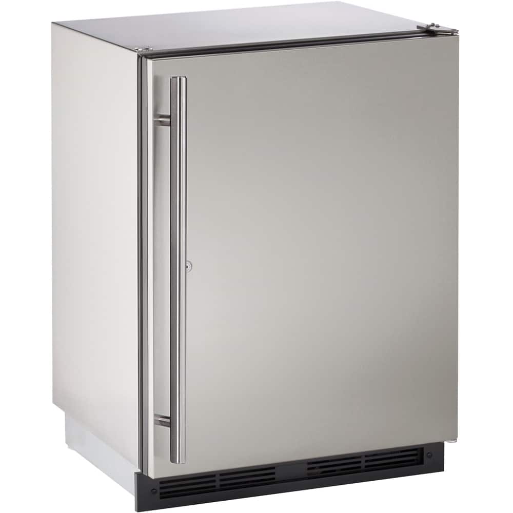 U-Line - Outdoor Series 5.2 Cu. Ft. Built-In Compact Refrigerator - Stainless steel - Angle_Zoom