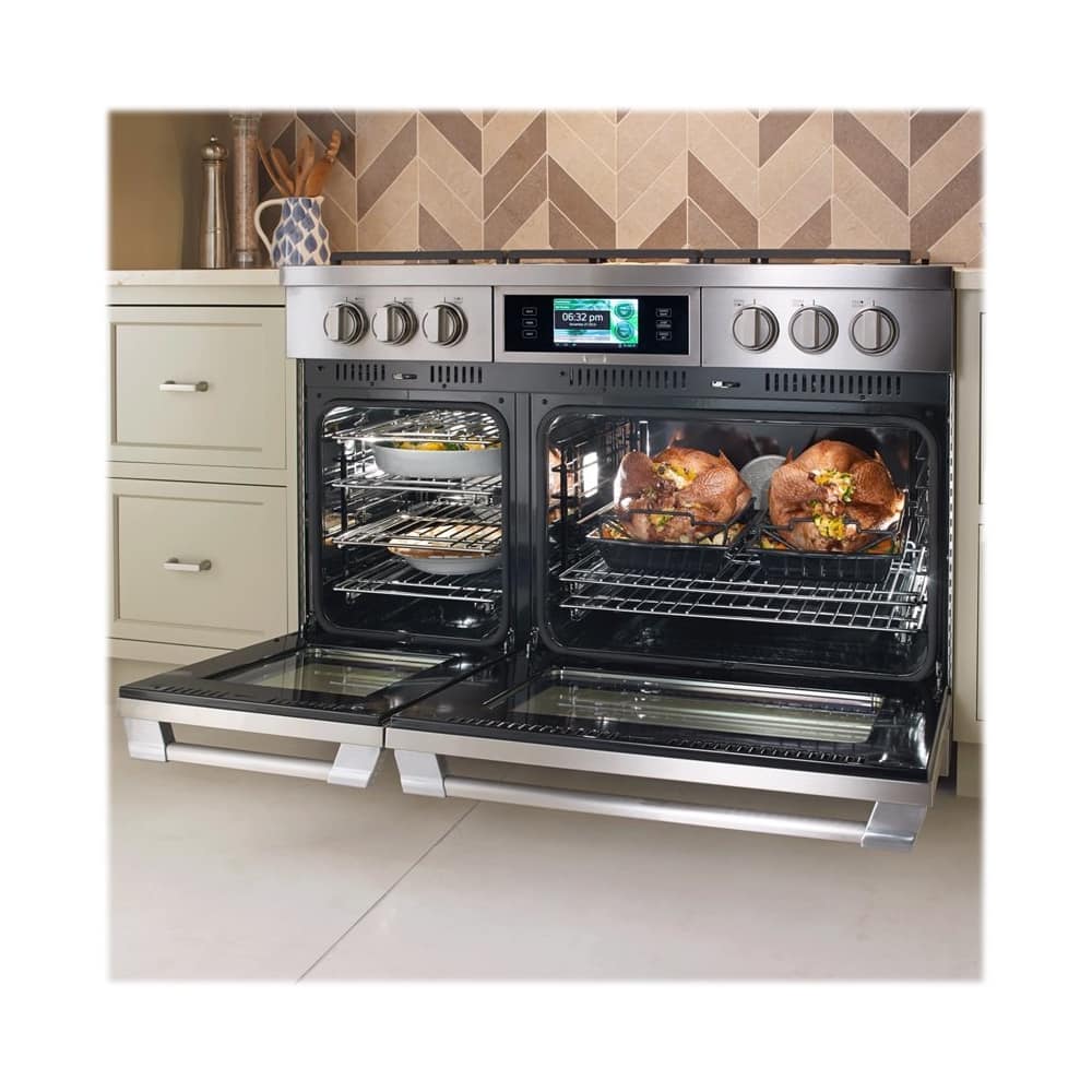 Dacor - Self-Cleaning Freestanding Double Oven Dual Fuel Convection Range - Stainless steel - Alt_View_Standard_12