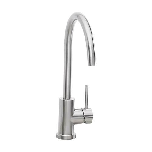 Sedona By Lynx - Outdoor Gooseneck Faucet - Stainless steel - Angle_Standard