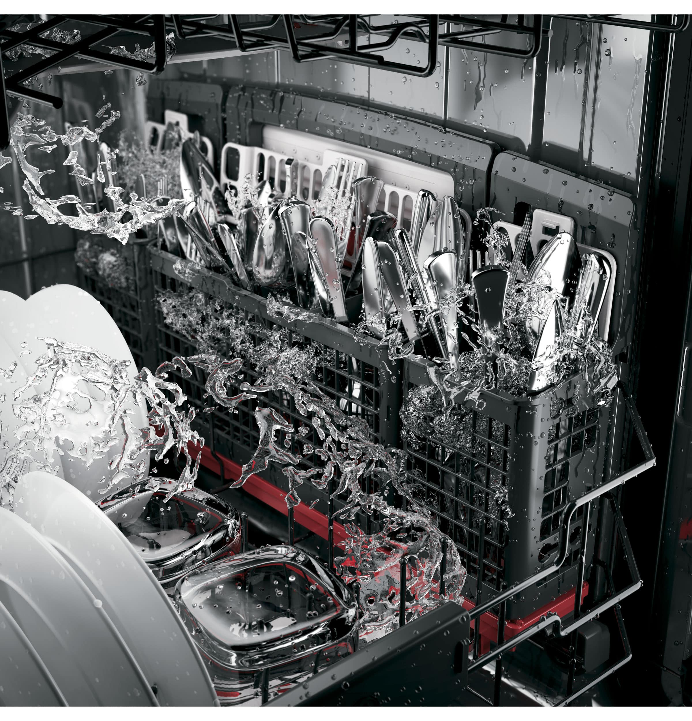 GE - Profile Series 24" Built-In Dishwasher - Stainless steel - Alt_View_Standard_15