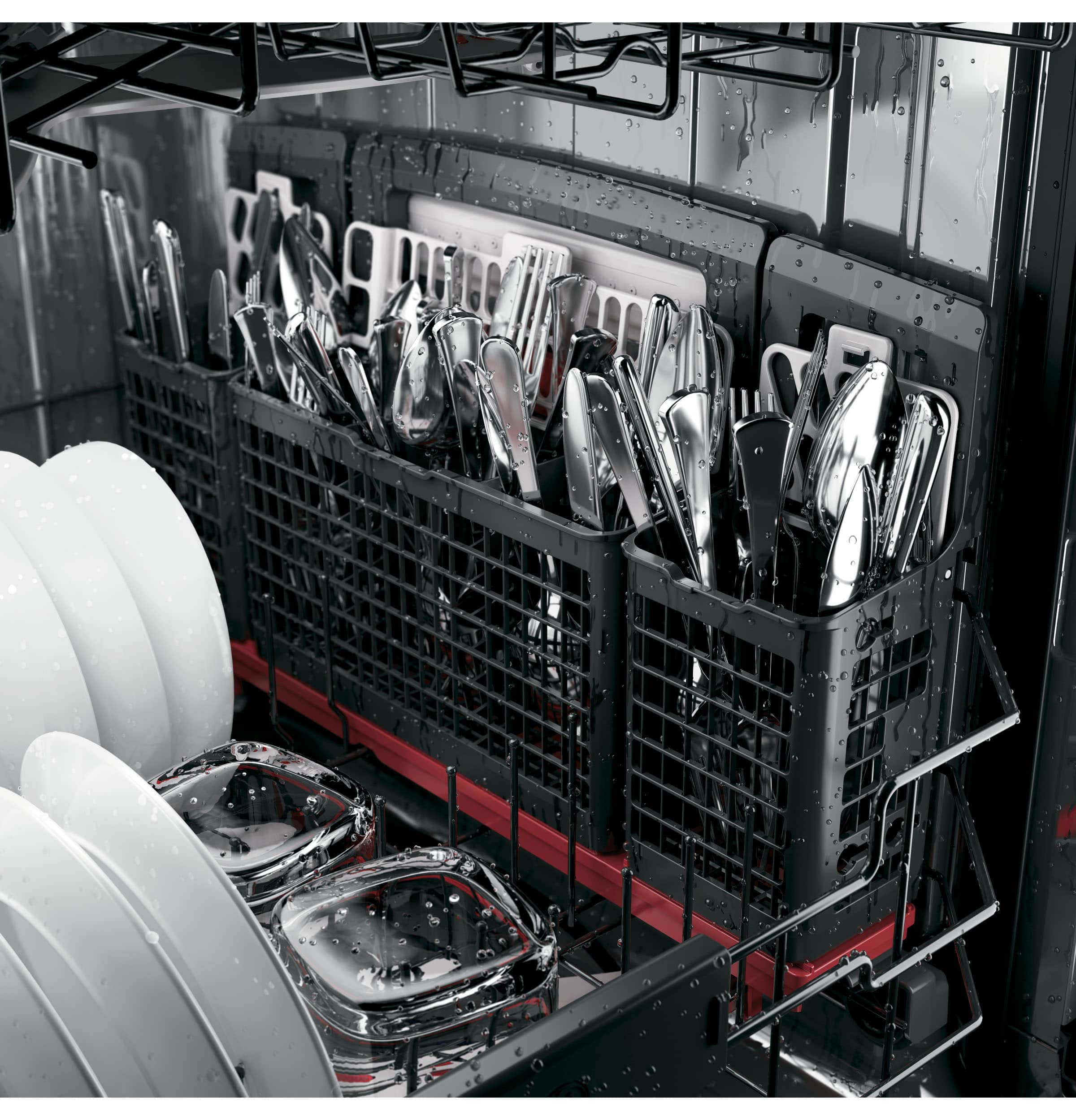 GE - Profile Series 24" Built-In Dishwasher - Stainless steel - Alt_View_Standard_16