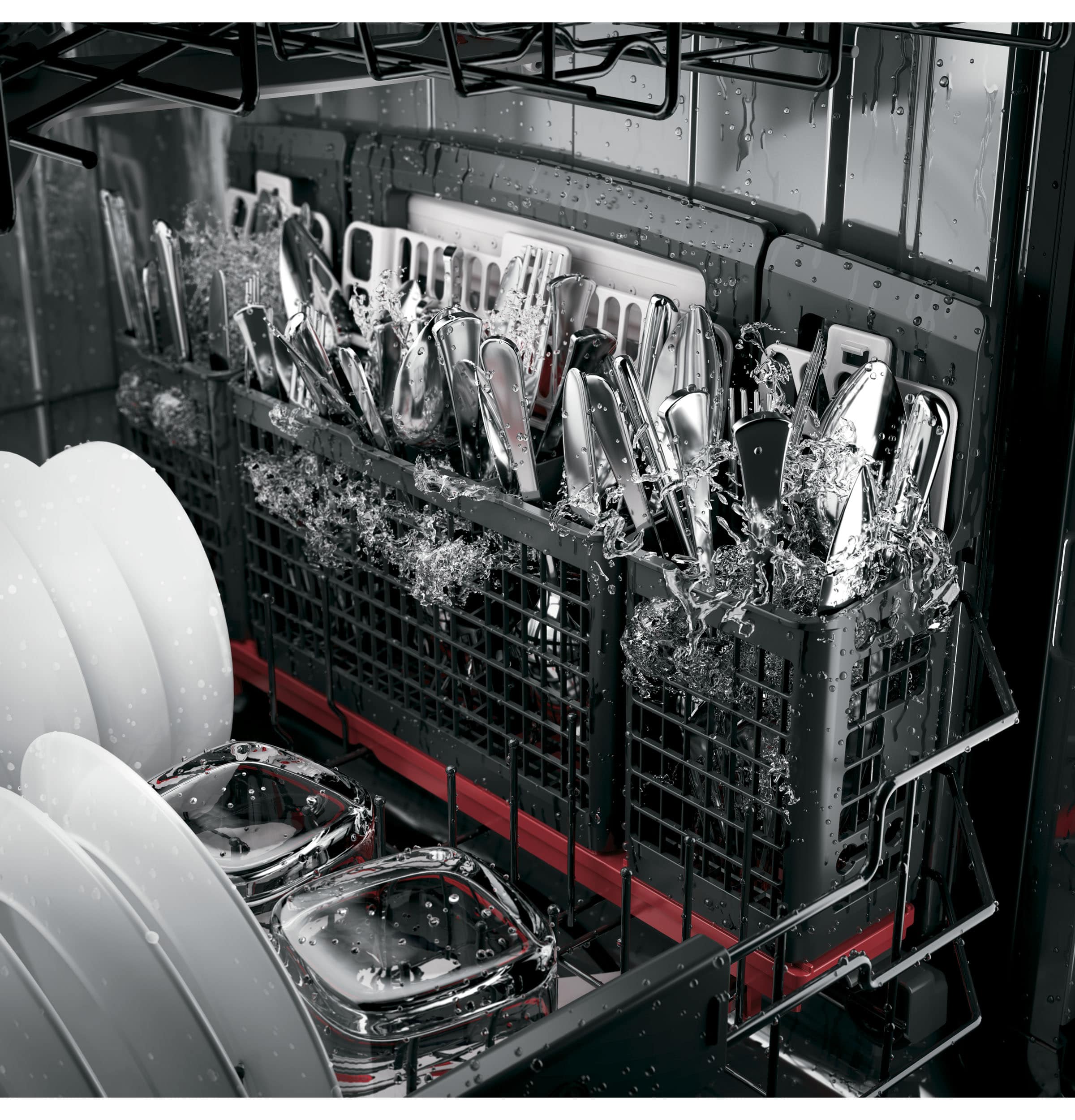 GE - Profile Series 24" Built-In Dishwasher - Stainless steel - Alt_View_Standard_17
