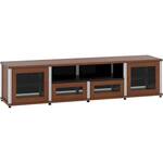 Salamander Designs - Synergy System A/V Cabinet for Flat-Panel TVs Up to 90" - Dark Cherry
