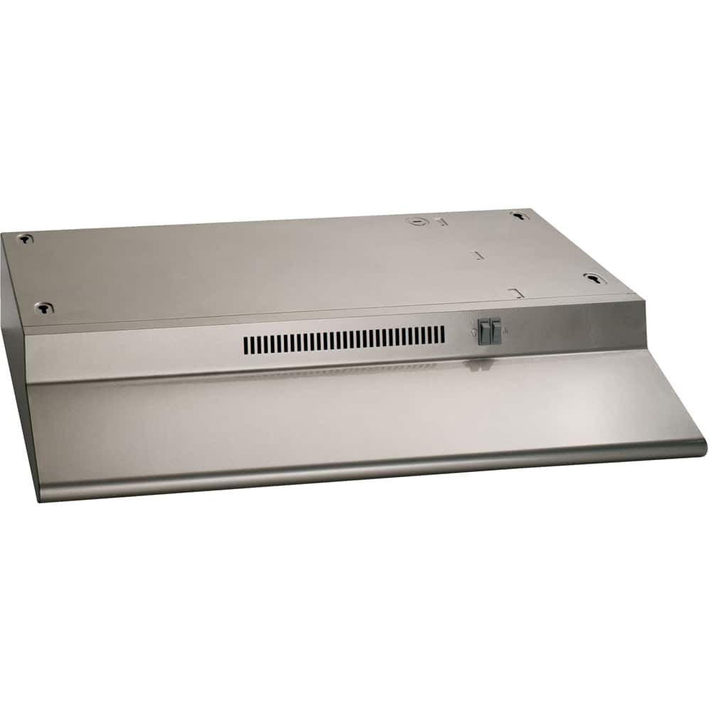 GE 30" Recirculating Range Hood Silver metallic at Pacific Sales