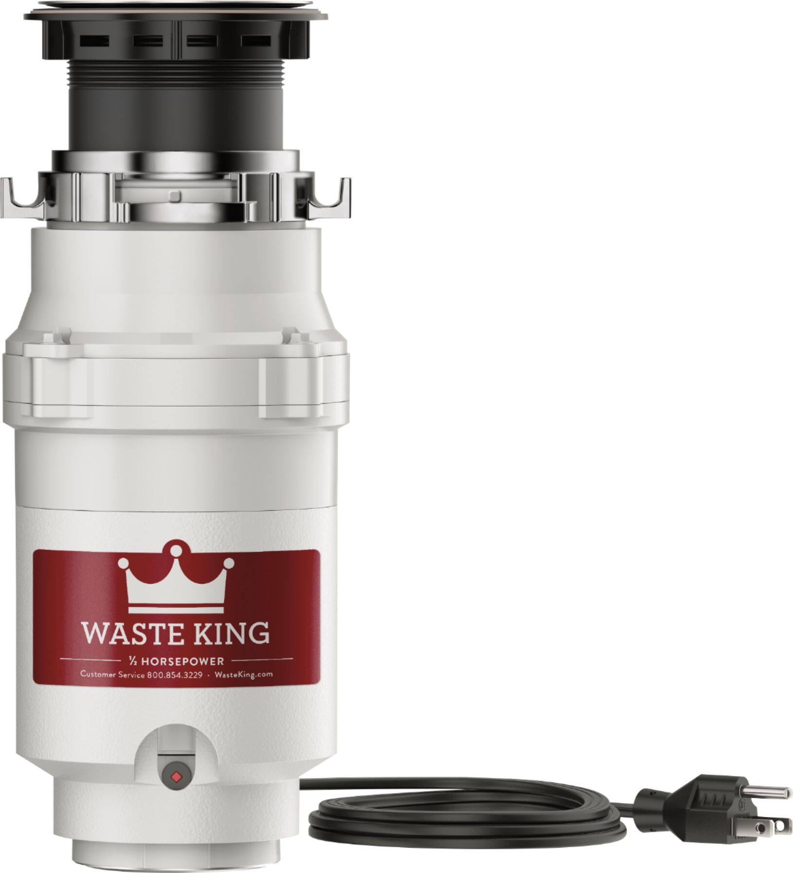 Waste King - Legend Series 1/2 HP EZ Mount Disposer - Gray - Front_Zoom