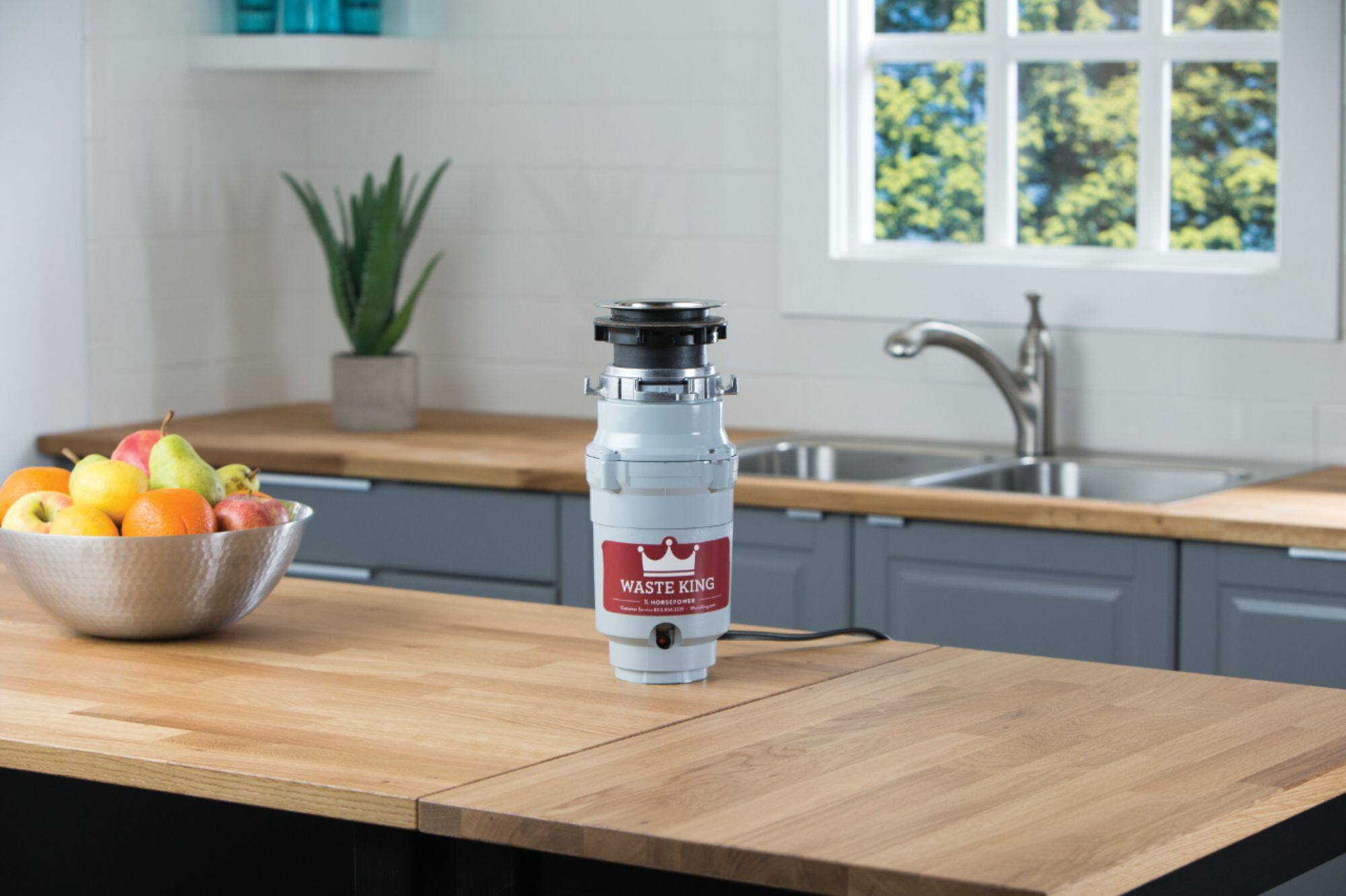 Waste King - Legend Series 1/2 HP EZ Mount Disposer - Gray - Alt_View_Standard_14