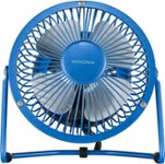 Insignia - 4" Mini Table Fan - Directoire Blue
