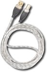 Dynex - 6' USB 2.0 A/B Cable - Silver