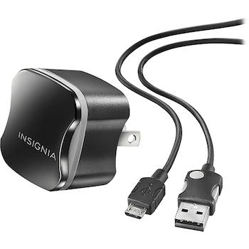 Insignia - Micro USB Wall Charger - Black